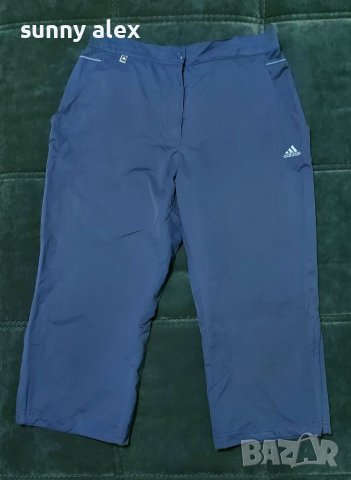 Adidas 3/4 долнище UK 12, F 40, D 38 синьо-сиво