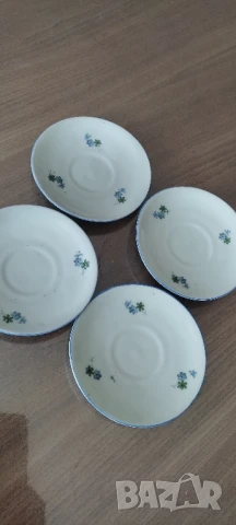 Чинийки с незабравки* БГ порцелан на "Китка", снимка 4 - Сервизи - 51112210