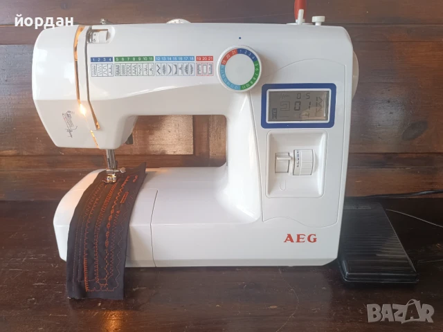 Шевна машина AEG, снимка 6 - Шевни машини - 50952840