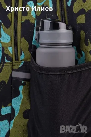 Ученическа раница Coolpack камуфлажна - Pick - Air Force, снимка 5 - Раници - 48693866