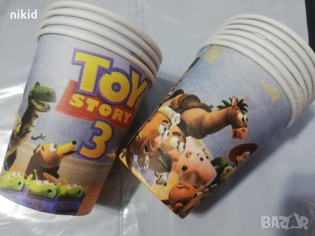 Играта на Играчките toy story 10 бр парти чинии чинийки, снимка 2 - Чинии - 26146032