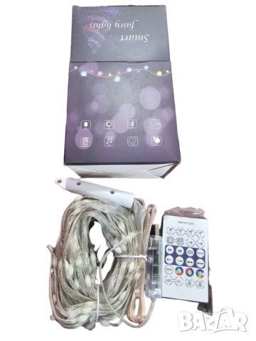Многоцветни лампички с флашка, дистанционно и приложение за телефона , снимка 3 - Други - 52087422