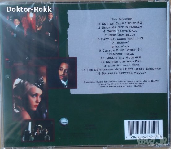 John Barry – The Cotton Club 1984 (Original Motion Picture Soundtrack) CD, снимка 2 - CD дискове - 43468543
