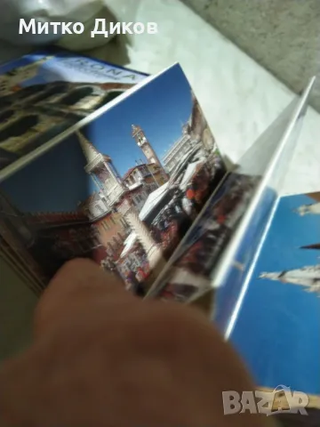 градът на ромео и жулиета Верона нов комплект от 33 картички свързани в албум 150х76мм, снимка 9 - Колекции - 49624916