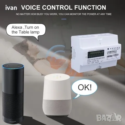 80A Трифазен WiFi електромер , снимка 4 - Други стоки за дома - 50180888