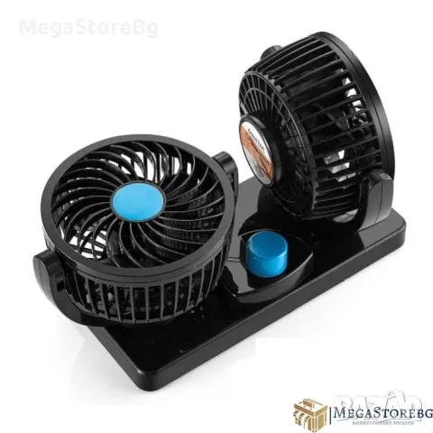 Вентилатор за автомобили 4 инча - двоен 12V, снимка 4 - Аксесоари и консумативи - 49384113