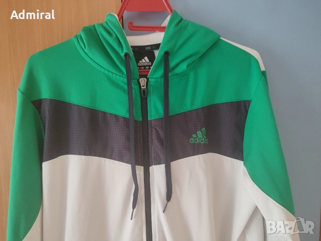 Оригинално мъжко горнище Adidas Climalite , снимка 4 - Спортни дрехи, екипи - 52100274