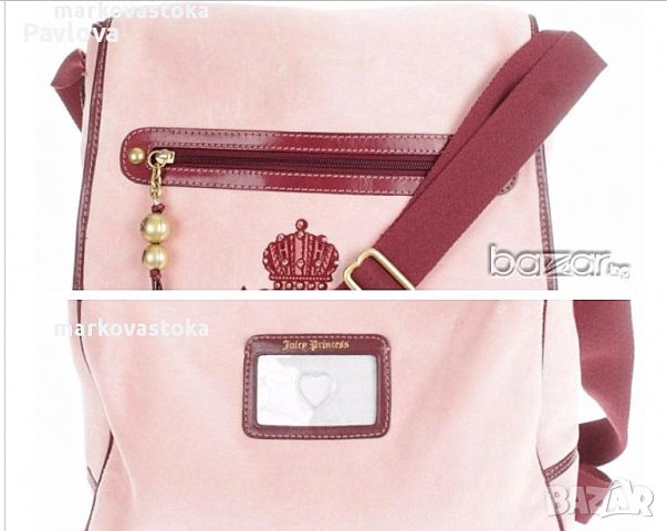 чанта марка Juicy Couture розова, снимка 10 - Чанти - 34233729