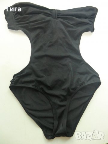 цял черен бански на Hunkemoler без презрамки, снимка 2 - Бански костюми - 37714188