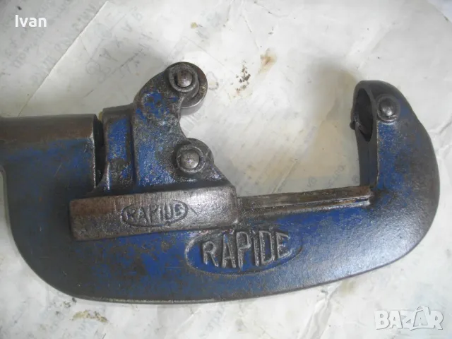 3" Цола Френски професионален масивен ТРЪБОРЕЗ за рязане стоманени тръби 55см/4,5кг/захват 90мм, снимка 8 - Други инструменти - 47325807