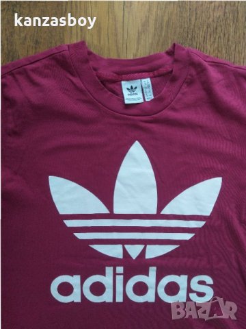 Adidas Trefoil Tee - страхотна дамска тениска, снимка 5 - Тениски - 32751327