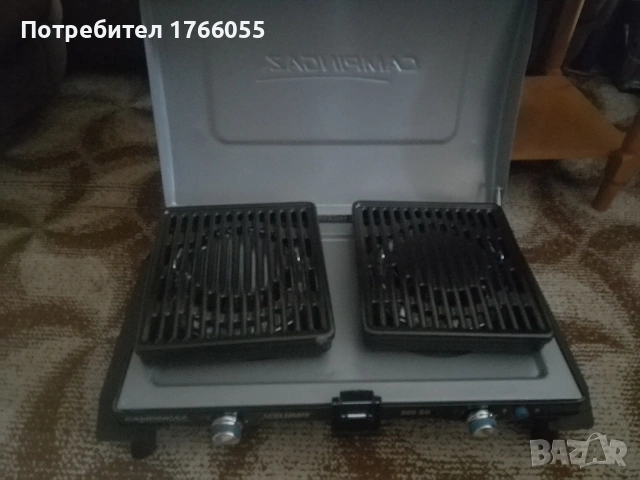 Къмпинг котлон Campingaz 600SG Xcelerate, двоен котлон и решетки, снимка 10 - Газови котлони - 53420120