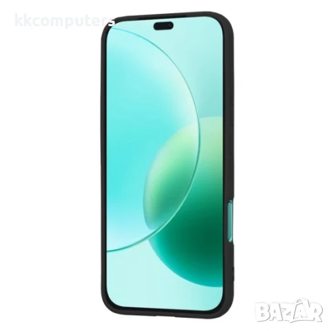 Силиконов кейс iPaky матиран, За Honor 400 Lite, Черен, снимка 4 - Калъфи, кейсове - 50697044