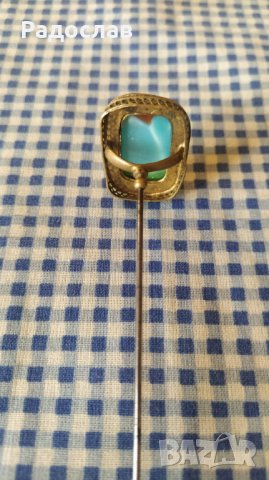 стара игла с тюркоаз , снимка 6 - Други - 43912157