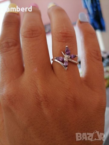 Сребърен пръстен модел R067, снимка 3 - Пръстени - 37249696