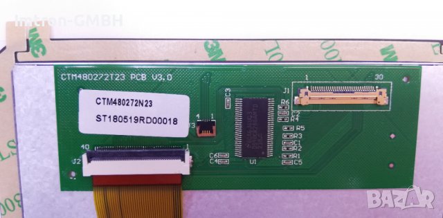 LCD Дисплей  CTM480272T23 V3.0  4,5", снимка 4 - Друга електроника - 38557259