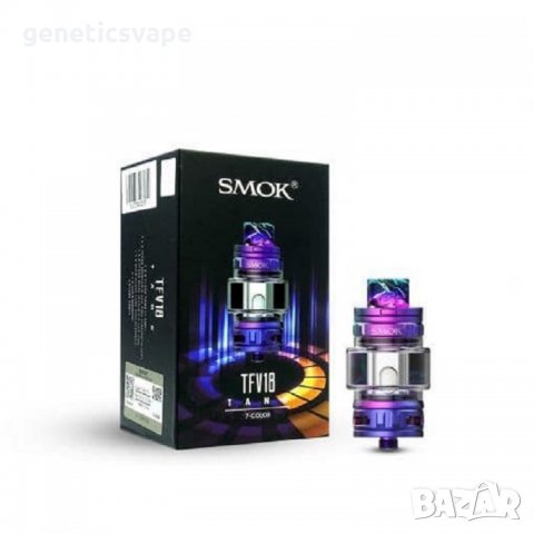 Smok TFV18 SUB-OHM Tank нов атомайзер, снимка 4 - Вейп без пълнители - 32670190