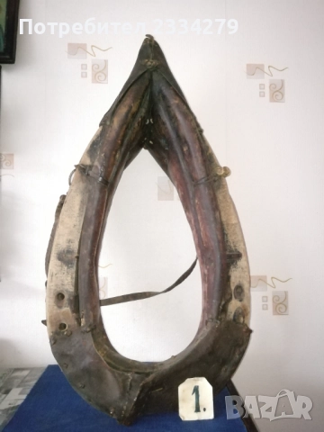 Хомути за теглене от магарета,коне,волове, различни модели и размери., снимка 3 - Антикварни и старинни предмети - 38310110