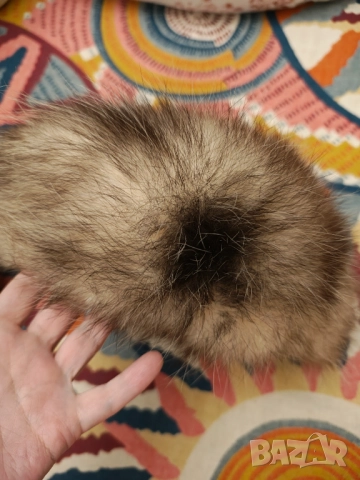 Дамска шапка арктическа лисица