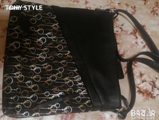 RIEKER Оригинал Нова Кожена Дамска Чанта с Принт , снимка 4 - Чанти - 51696836