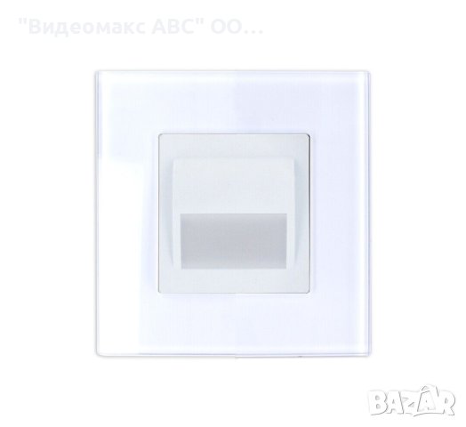 LED лампа за стълбище, комплект с кристална рамка "LUX-ON" БЯЛ, ЧЕРЕН, снимка 4 - Ключове, контакти, щепсели - 40505365
