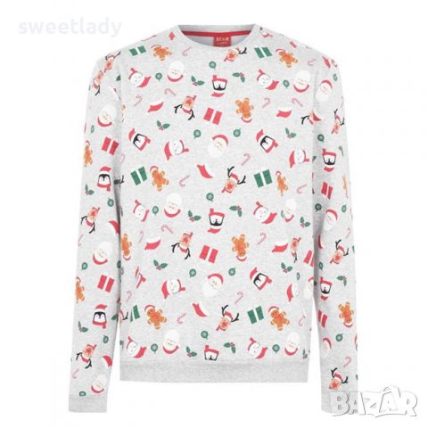 Мъжки коледен пуловер Christmas mood, снимка 4 - Пуловери - 38153282