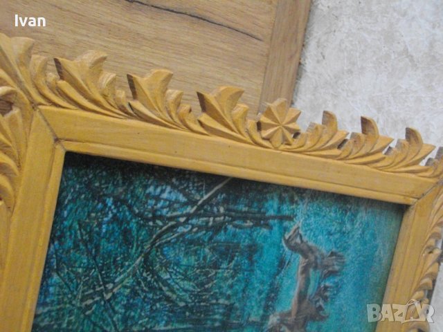 430х350-PVC Картина в Дървена Рамка Олекотена-Made in JAPAN-, снимка 17 - Картини - 39964302