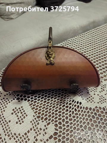 Медна кошница за дърва, снимка 4 - Антикварни и старинни предмети - 53375647