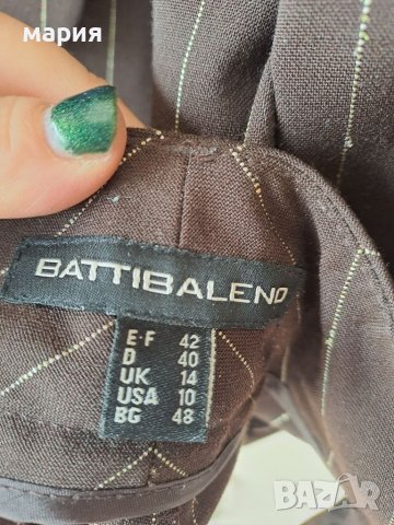 Battibaleno  стилен костюм в кафяво, снимка 3 - Костюми - 39800285