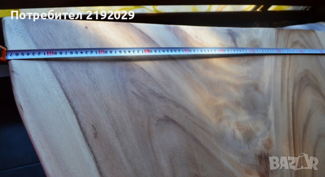 МАСА масив, Дъждовно дърво, със „жив ръб“, цяло парче, стоманена основа, снимка 9 - Маси - 51491753