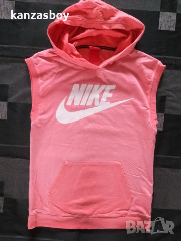 NIKE SLEEVELESS PO HOODY-WASH - страхотно дамско горнище, снимка 4 - Спортни екипи - 40646343