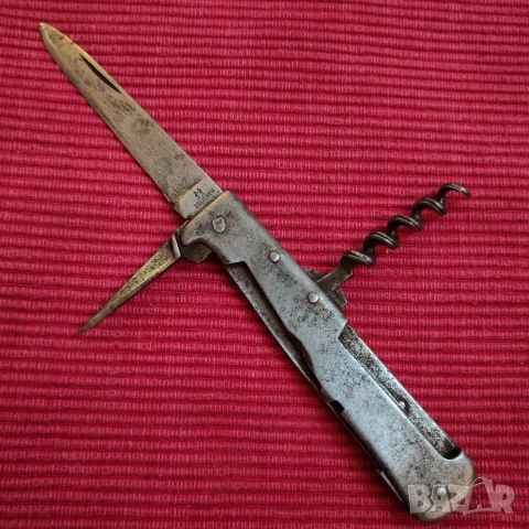 Старо войнишко ножче от втората световна война,Lupus Solingen. , снимка 3 - Ножове - 53374076