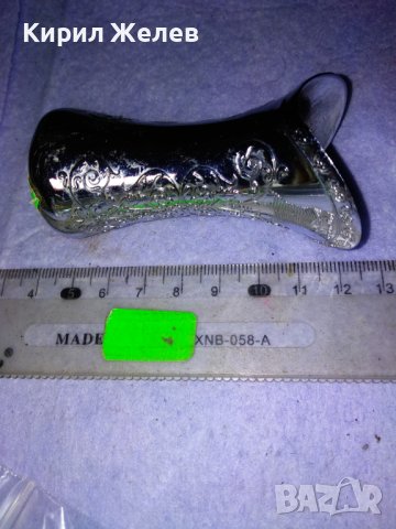 КРАСИВО ОРНАМЕНТИРАНА СРЕБРИСТА МЕТАЛНА КАПАЧКА от ПАРФЮМ За КОЛЕКЦИЯ 41319, снимка 9 - Колекции - 43598324