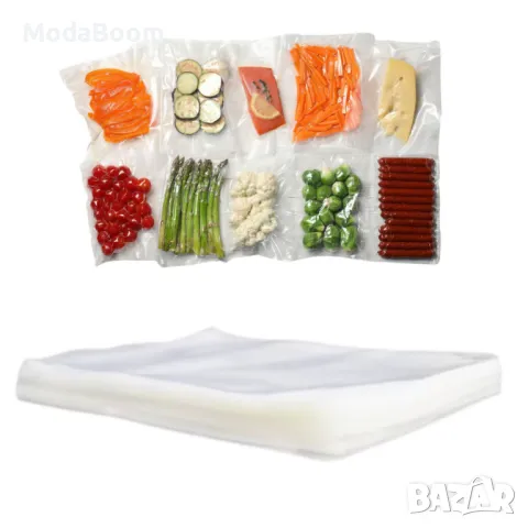 Торбички за вакуумиране, 100 бр, 15 х 25 см, Прозрачни, снимка 5 - Други стоки за дома - 48297341