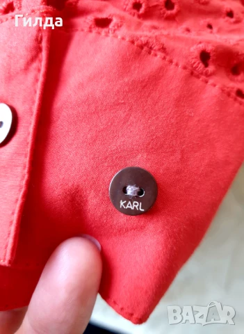 Karl Lagerfeld рокля памук 36, снимка 12 - Рокли - 51224406