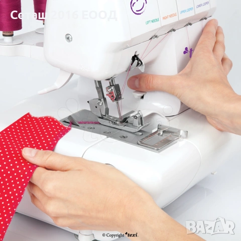 Домашен oверлог Texi Joylock 2/4, снимка 3 - Шевни машини - 53081083