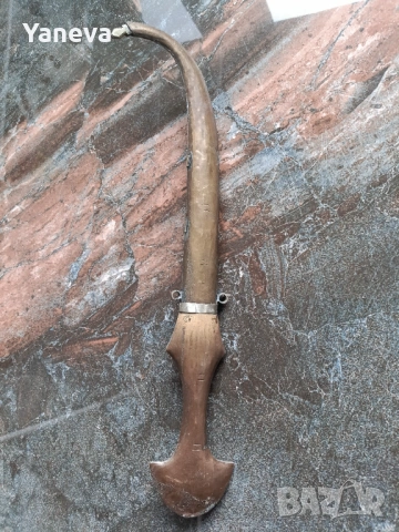 Ханджар,  боен нож с извито острие, снимка 5 - Ножове - 53309606
