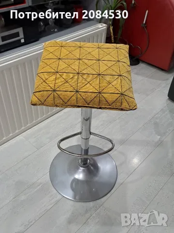 Бар стол с регулиране на височината , снимка 3 - Столове - 49180285