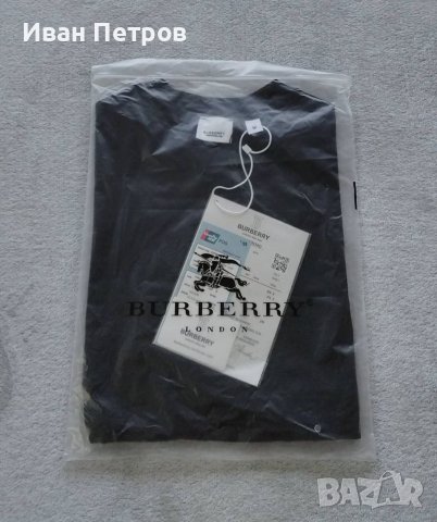 Burberry мъжка фланелка тениска блуза 100% памук унисекс , снимка 2 - Тениски - 40353274
