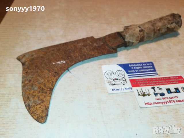 КУКРИ-САТЪР-СТАР ОТ ФРАНЦИЯ 32Х13СМ-France 🇫🇷 0512211614, снимка 3 - Антикварни и старинни предмети - 35037148