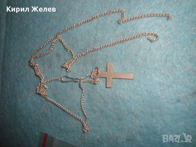 СТАРО СРЕБЪРНО ЕМАЙЛИРАНО КРЪСТЧЕ 2365, снимка 7 - Антикварни и старинни предмети - 34753816