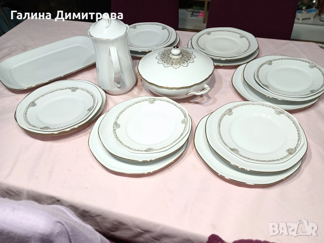 Баварски сервиз в снежно бяло , снимка 2 - Сервизи - 52569125