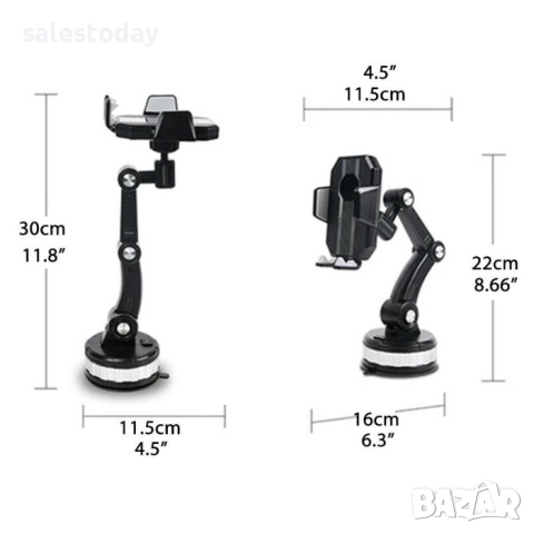 Поставка за телефон, Стойка за телефон с вендуза за табло, снимка 3 - Аксесоари и консумативи - 51959026