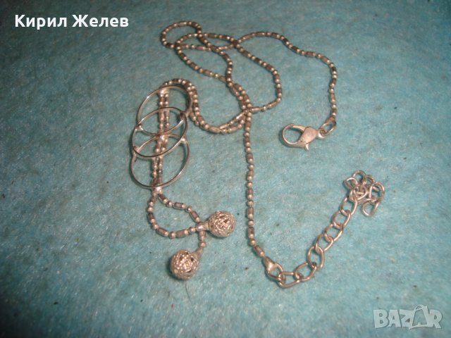 ПОСРЕБРЕНО НЕЖНО КОЛИЕ ГЕРДАНЧЕ с ФИЛИГРАНЕН ТИП ВИСУЛКИ 3772, снимка 5 - Колиета, медальони, синджири - 35319923
