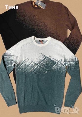 Фешън мъжки пуловери, снимка 1 - Пуловери - 43130605
