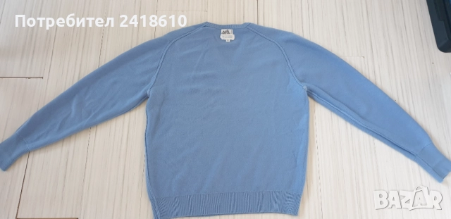 Hermes Paris 100% Cashmere Knit V - Neck Mens Size 56 - XL / 2XL ОРИГИНАЛ! Мъжки кашмирен Пуловер!, снимка 4 - Пуловери - 52257957