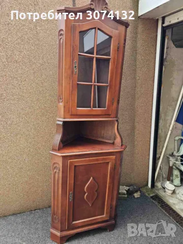 Витрина за ъгъл в стил Барок, снимка 5 - Секции и витрини - 50224577