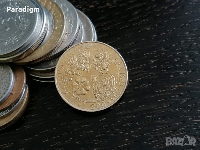 Монета - Италия - 200 лири | 1993г., снимка 1 - Нумизматика и бонистика - 28681871