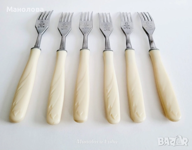 Стари руски прибори за хранене, вилици и ножове., снимка 5 - Други ценни предмети - 52437839