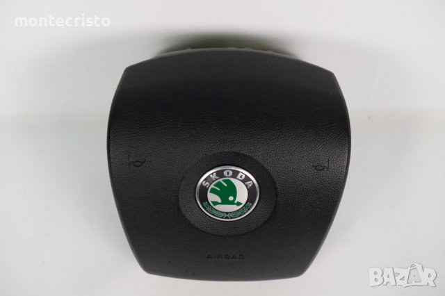 Airbag за волан Skoda Octavia II (2004-2008г.) 1Z0 880 201 N / 1Z0880201N / ляв airbag / четирилъчев, снимка 2 - Части - 37132549